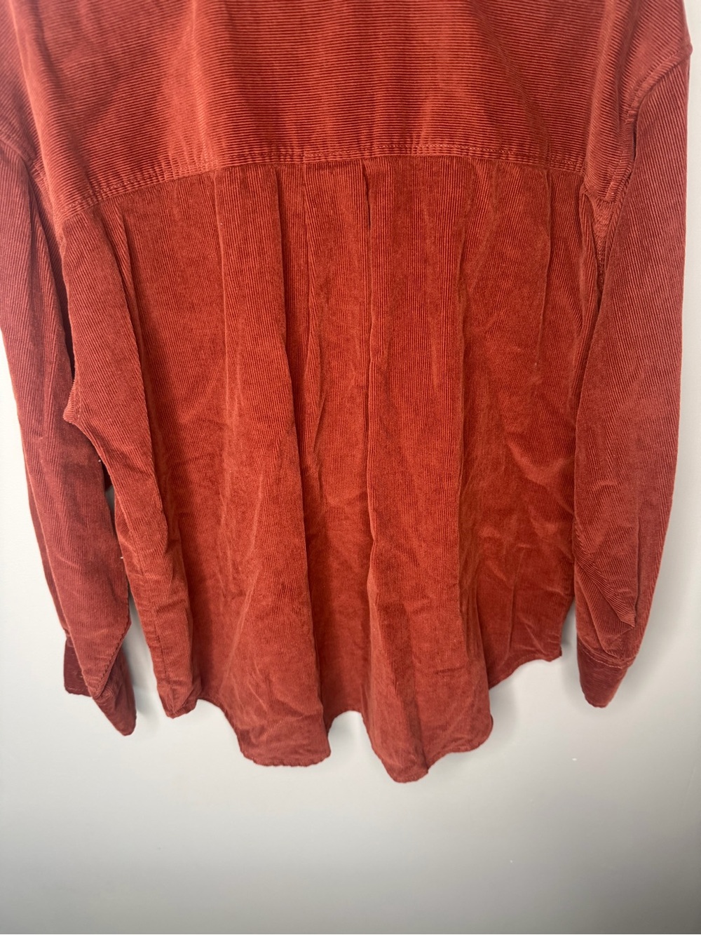 Abercrombie & Fitch Oversized Corduroy Shirt Jacket - Picture 7 of 9